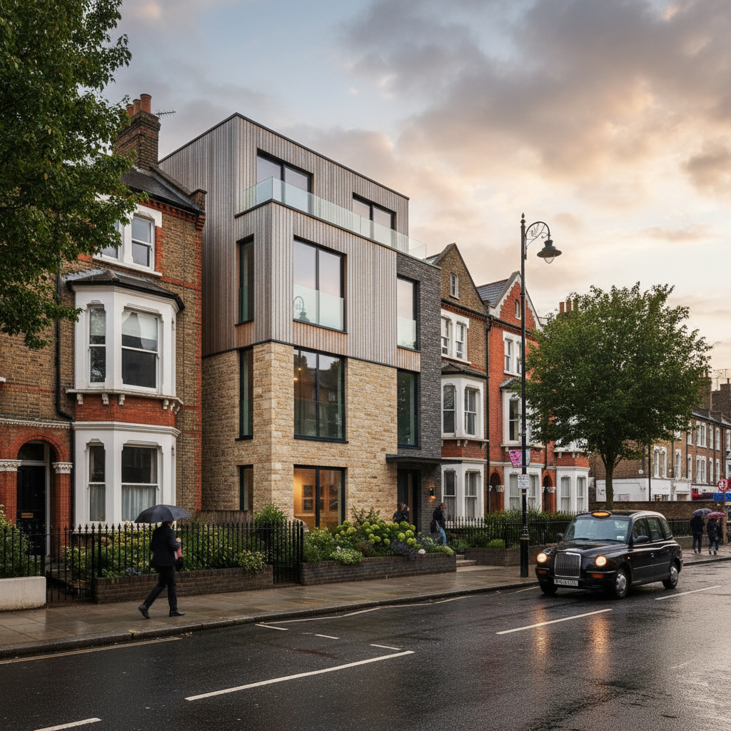 Modern house exterior